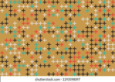 Geometric background with beautiful elements