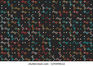 Geometric background with beautiful elements