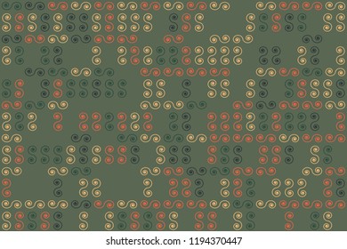 Geometric background with beautiful elements