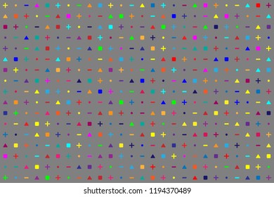 Geometric background with beautiful elements