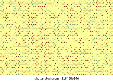 Geometric background with beautiful elements