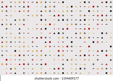 Geometric background with beautiful elements