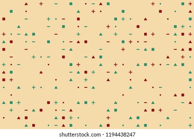 Geometric background with beautiful elements