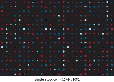 Geometric background with beautiful elements