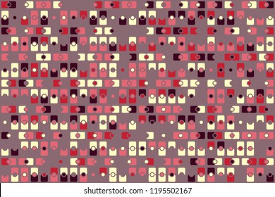 Geometric background with beautiful elements