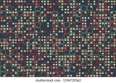 Geometric background with beautiful elements