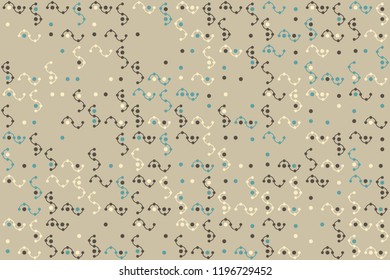 Geometric background with beautiful elements