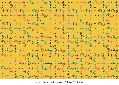 Geometric background with beautiful elements