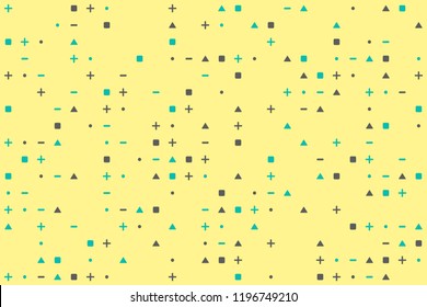 Geometric background with beautiful elements