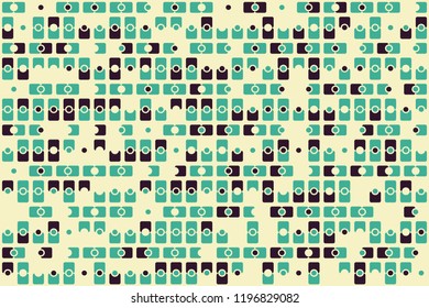 Geometric background with beautiful elements