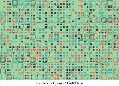 Geometric background with beautiful elements