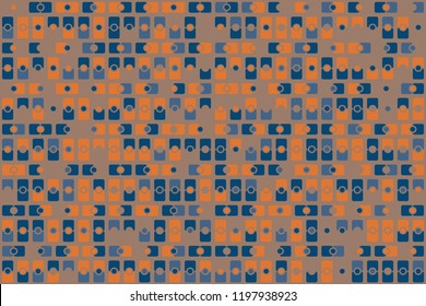 Geometric background with beautiful elements