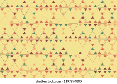 Geometric background with beautiful elements