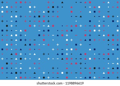 Geometric background with beautiful elements