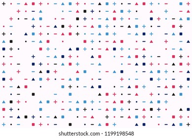 Geometric background with beautiful elements