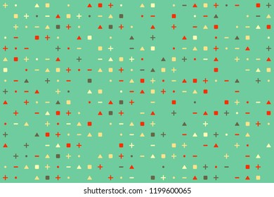 Geometric background with beautiful elements