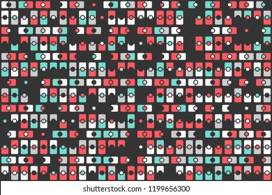 Geometric background with beautiful elements