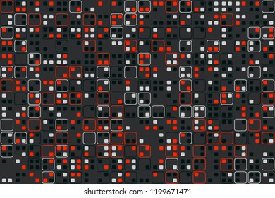 Geometric background with beautiful elements