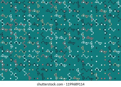 Geometric background with beautiful elements