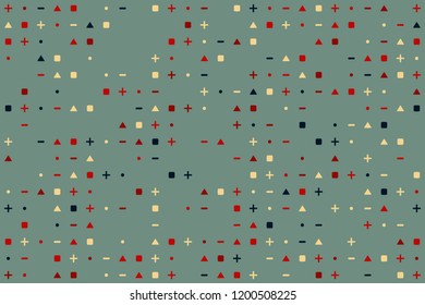 Geometric background with beautiful elements