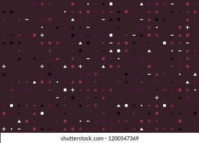 Geometric background with beautiful elements