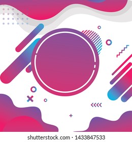 Geometric background with beautiful Purple blue color Vector illustrations