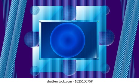 fondo geométrico con color azul
