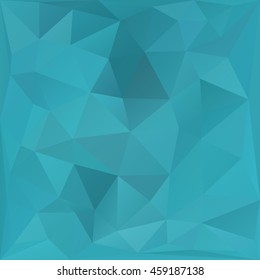 Geometric background of blue color . Abstract polygonal mosaic 