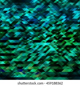 Geometric background of blue color . Abstract polygonal mosaic 