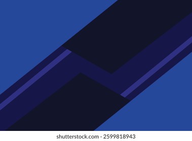 Geometric background with blue diagonal stripes. Abstract minimal pattern. Vector illustration