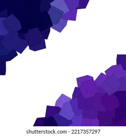 Geometric background. Blue Pixel pattern. polygonal style.