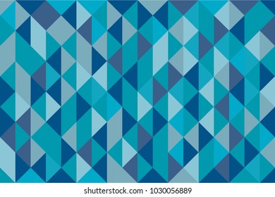 geometric background with blue triangles