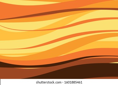 Geometric background of bright color horizontal waves to create an abstract image