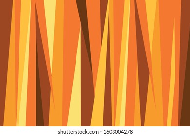 Geometric background of bright colored vertical shapes to create an abstract image