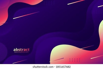 Geometric background bright colors and dynamic shape compositions