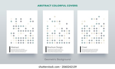 Geometric background bundle. Flat and dynamic design. 