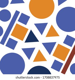 Geometric background. Business abstraction. Big forms.