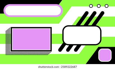 Geometric background for business. Banner template vector design.