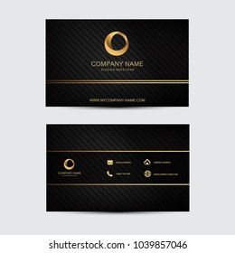 Geometric background business card template. Flat design.
