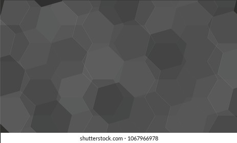 Geometric Background for Business which has polygonal Grey illustration and consist of hexagons . 