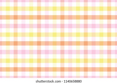 geometric background of checkered pastel pink, orange, yellow and white