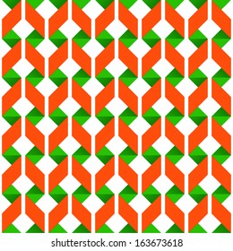 Geometric background with Christmas colors