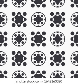 Geometric background circle abstract, textile fabric texture, pattern polka dot cover, banner