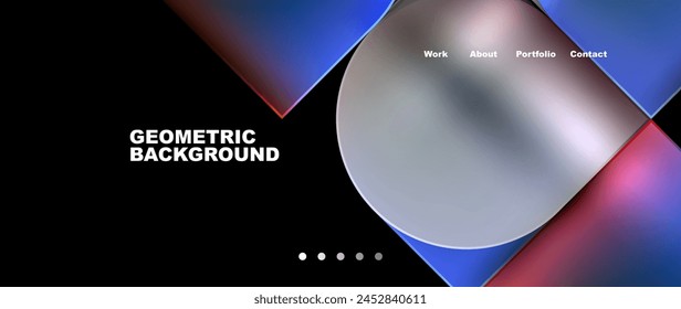 it is a geometric background with a circle in the middle . High quality