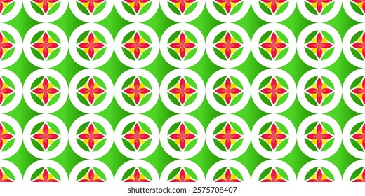 Geometric background circle vector seamless 