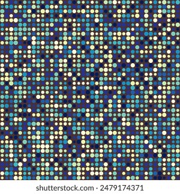 Geometric background. Circles in multiple colors. Neutral, Earthy, Green, Brown, Blue. Pleasant vector illustration.