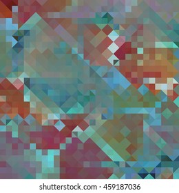 Geometric background colorful . Abstract polygonal mosaic .