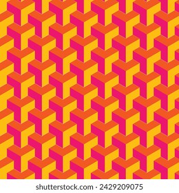 Fondo Geométrico Con Diseño Colorido. Ilustración vectorial