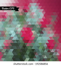 Geometric background, colorful mosaic backdrop stylish vector design for your prints, websites, textile, wallpapers etc.