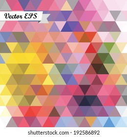 Geometric background, colorful mosaic backdrop stylish vector design for your prints, websites, textile, wallpapers etc.